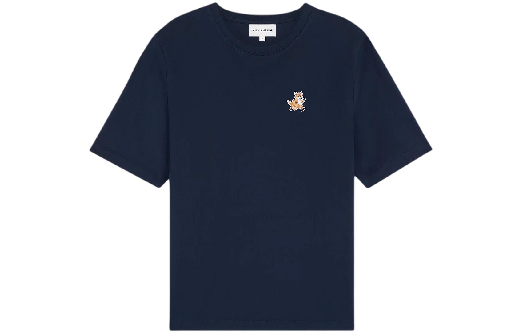 Женская футболка Maison Maison Kitsune SS24 T (синяя)