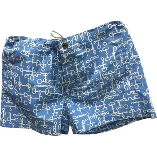HERMES SS24 Casual Shorts Men's Azure