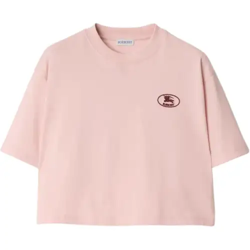 Burberry cropped cotton T-shirt
