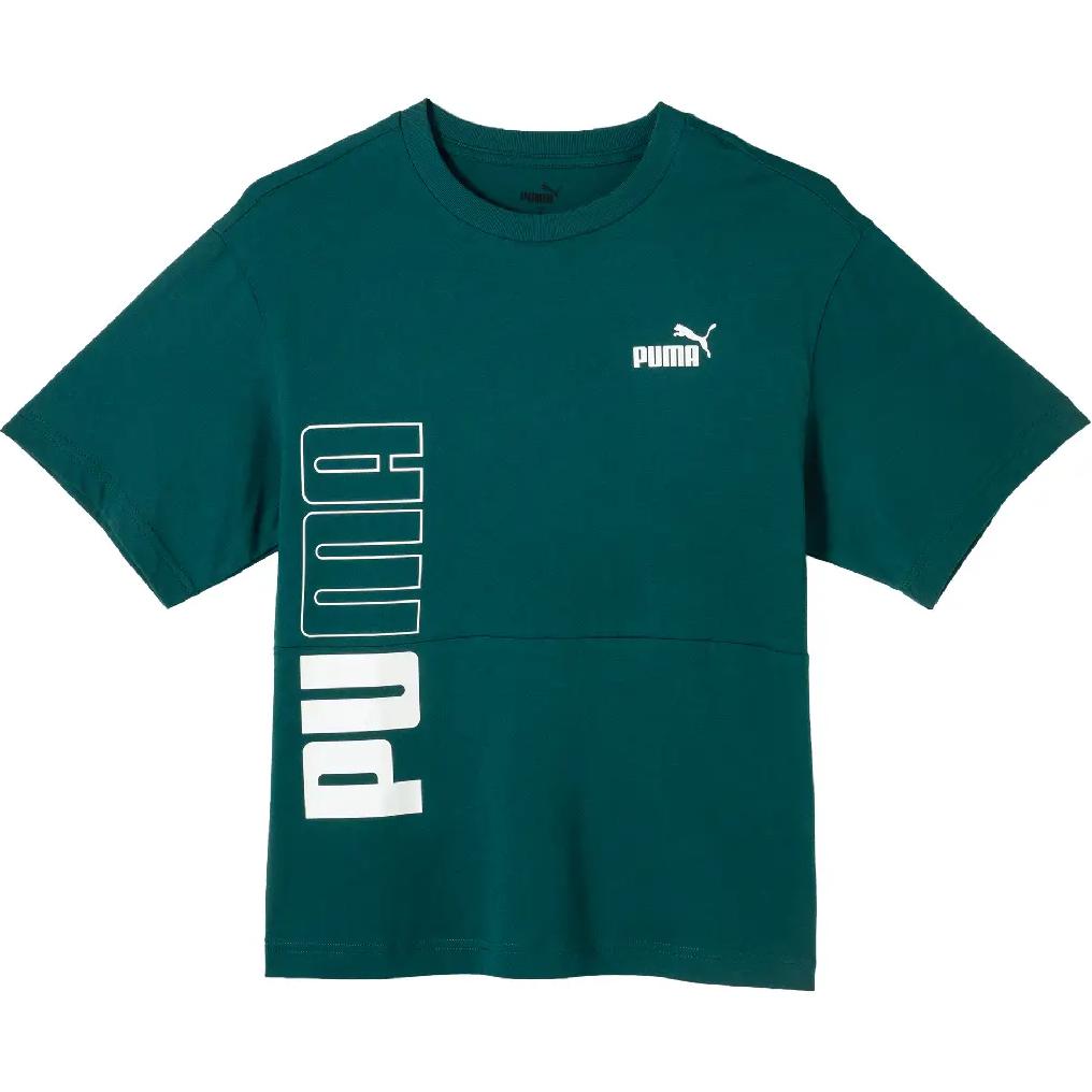 Женская футболка PUMA (зеленая)