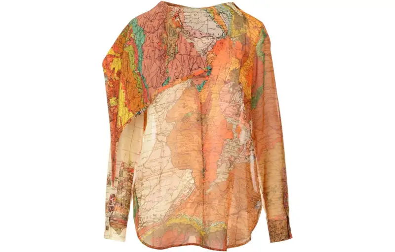 Burberry All Over Printed Long Sleeved Top