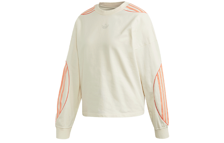 Женская футболка adidas originals Cropped Sweater (розовая) — фото 1