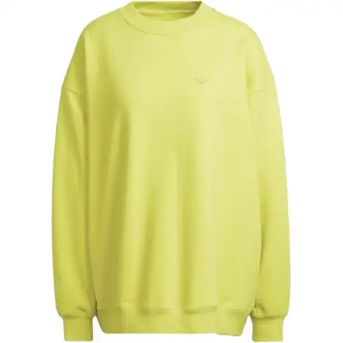 Adidas Originals Sweatshirts Women's Yellow Crew Neck Moderate Other