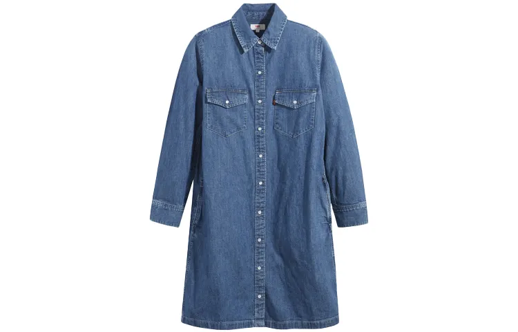 Levi's Shirt Women's Denim Blue