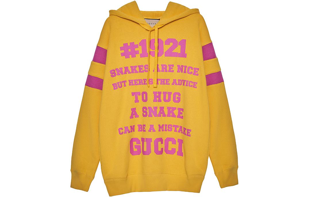 Женское худи Gucci GUCCI SS22 1921 (желтое)