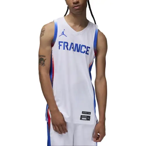 Jordan Basketball Jersey Men's White