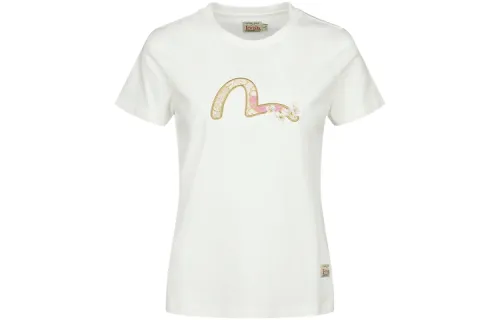EVISU SS23 Batwing Sleeve T Shirt Women's