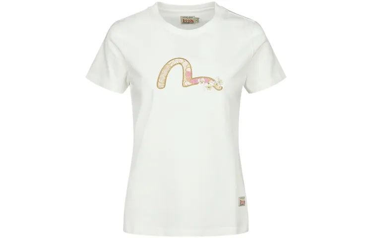 EVISU SS23 Batwing Sleeve T Shirt Women's