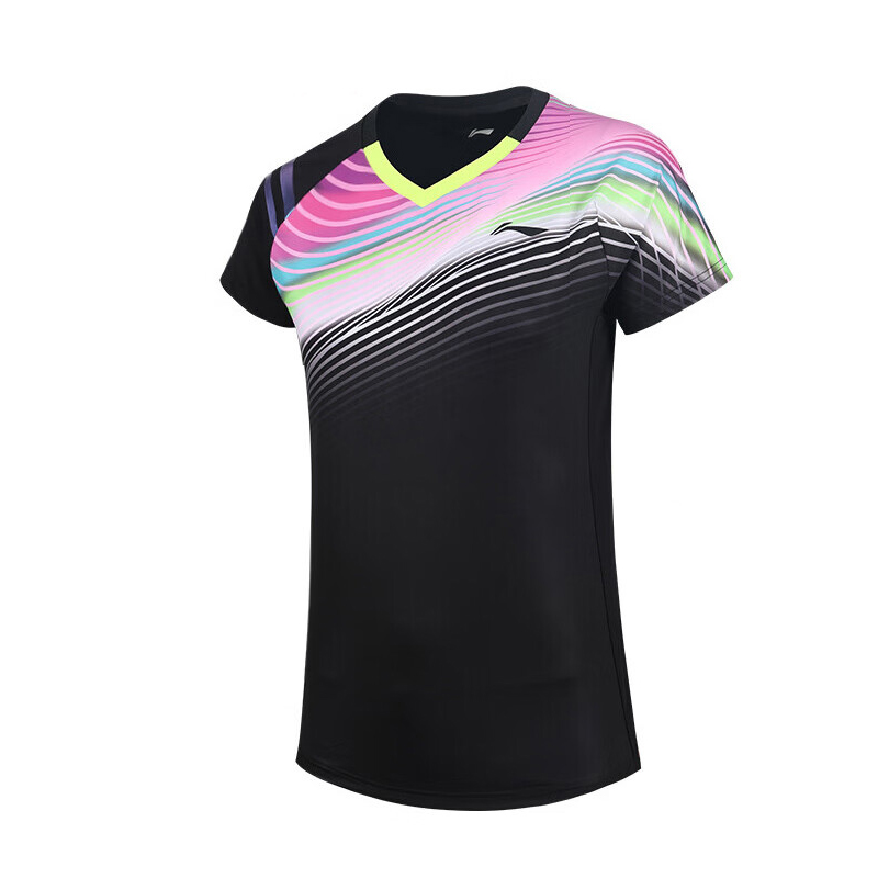 Li Ning Badminton Jersey Unisex Black