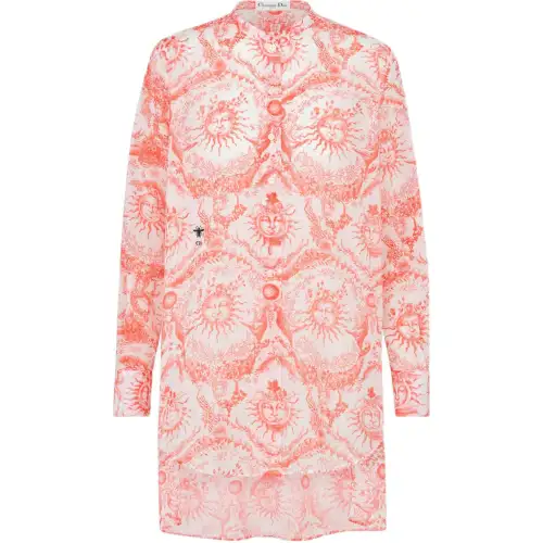 DIOR Shirts Women's Pink Crew Neck Moderate Other