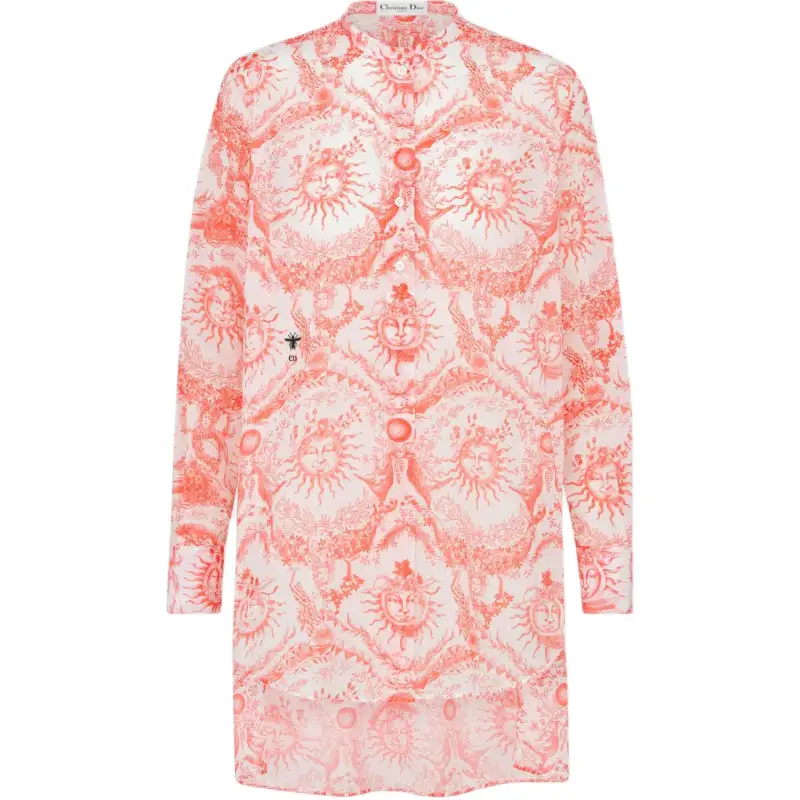 DIOR Shirts Women's Pink Crew Neck Moderate Other