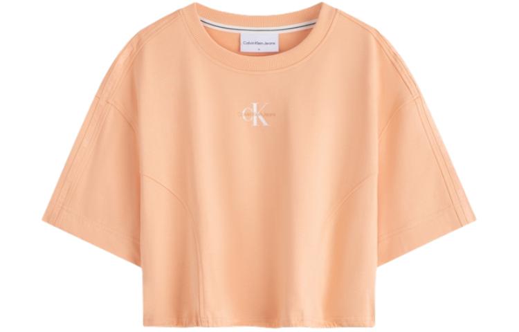 Женская футболка CALVIN KLEIN (светло-оранжевая)