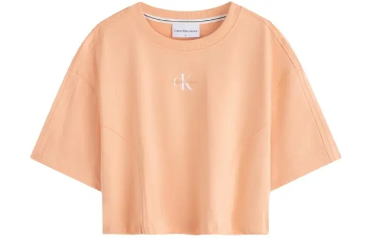 CALVIN KLEIN T Shirt Women's Light Orange