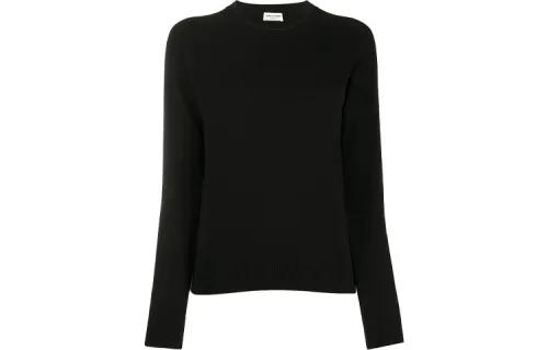 SAINT LAURENT FW21 Cashmere Sweater Women's Black