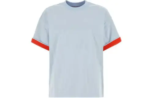 Bottega Veneta Drop Shoulder Sleeve T Shirt Women's Blue