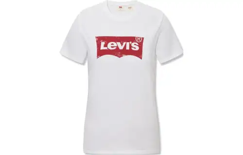 Levis T Shirts Women's Crew Neck Moderate Straight Fit