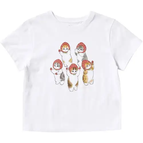 UNIQLO T Shirts Women's White Crew Neck Moderate Other