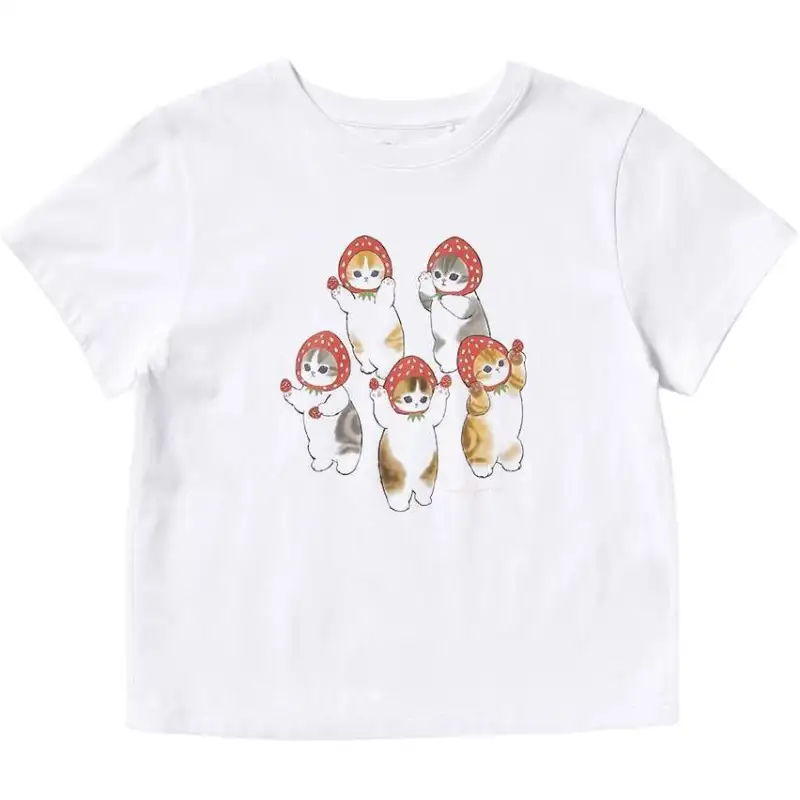 UNIQLO T Shirts Women's White Crew Neck Moderate Other