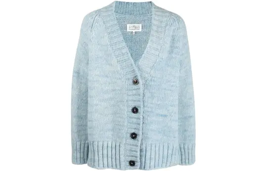 Maison Margiela V Neck Knitted Cardigan