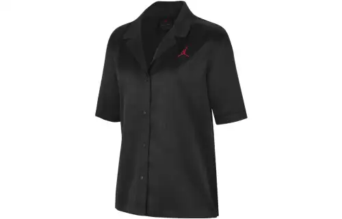 Jordan Shirts Women's Black Lapel Moderate Other