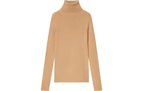 UNIQLO Sweaters Women's Light Yellow Turtleneck Moderate Other
