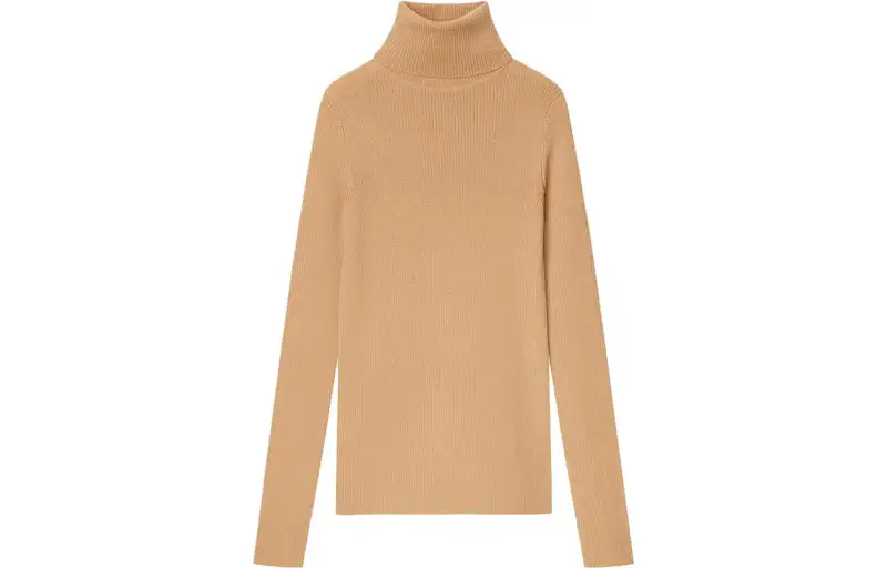 UNIQLO Sweaters Women's Light Yellow Turtleneck Moderate Other