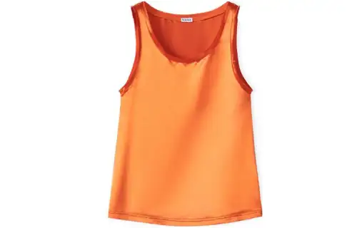 LOEWE Camisoles Women's Bright Orange Moderate Straight Fit