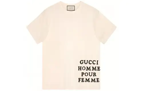 GUCCI Homme Pour Femme T shirt Ivory