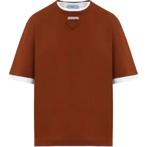 PRADA Layered Crewneck T Shirt