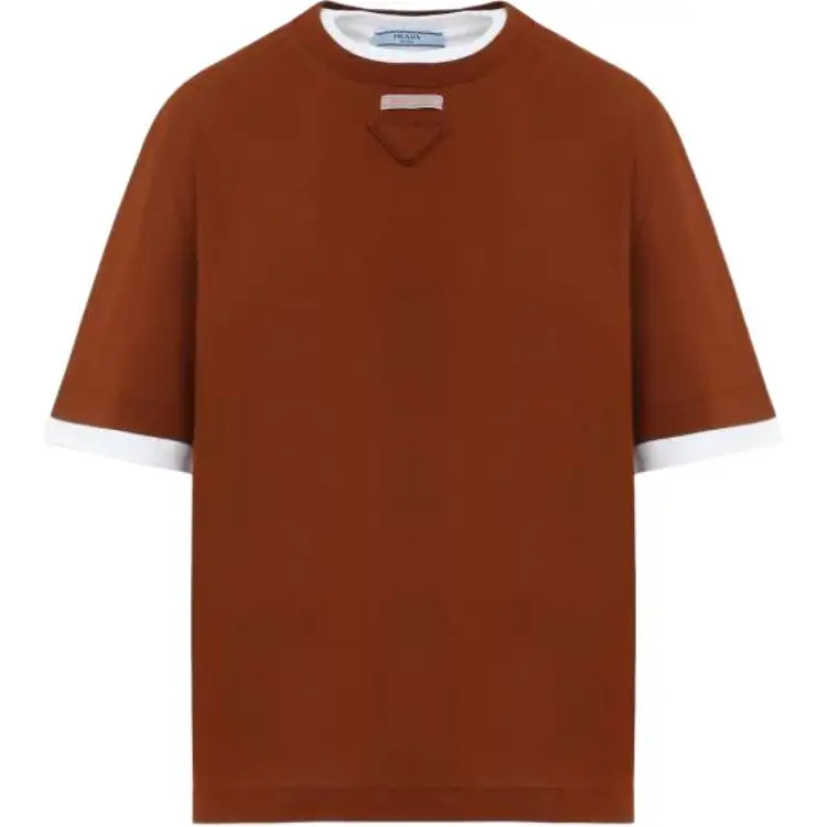 PRADA Layered Crewneck T Shirt