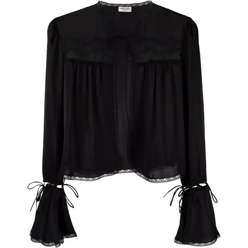SAINT LAURENT Shirts Women's Black Moderate