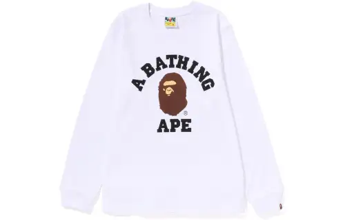 A BATHING APE Bape T Shirts Women's Crew Neck Moderate Straight Fit