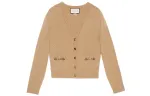 【Previous Season】Horsebit-detail cashmere cardigan