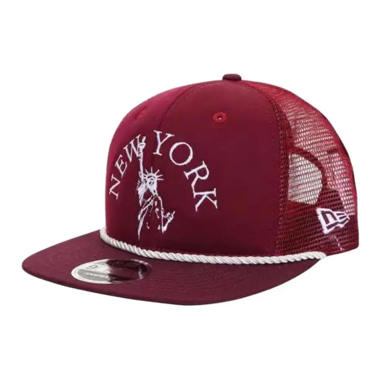 New Era Baseball Caps Unisex Dark Red