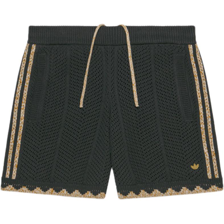 Шорты adidas adidas originals x CLOT Crochet Shorts (карбоново-черные)