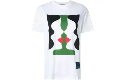 PRADA T Shirts Women's White Crew Neck Moderate Straight Fit
