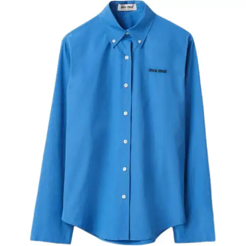 MIU MIU Shirt Women's Light Purple Blue