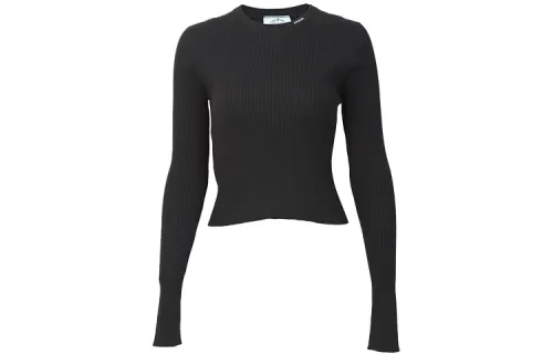 PRADA FW21 Wool Sweaters Slim Fit Knitwear Women's Black