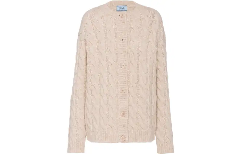 PRADA Knitwear Women's Gray White