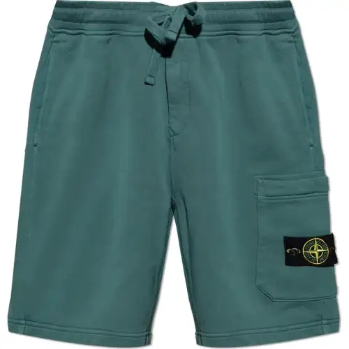 STONE ISLAND Compass Patch Drawstring Shorts