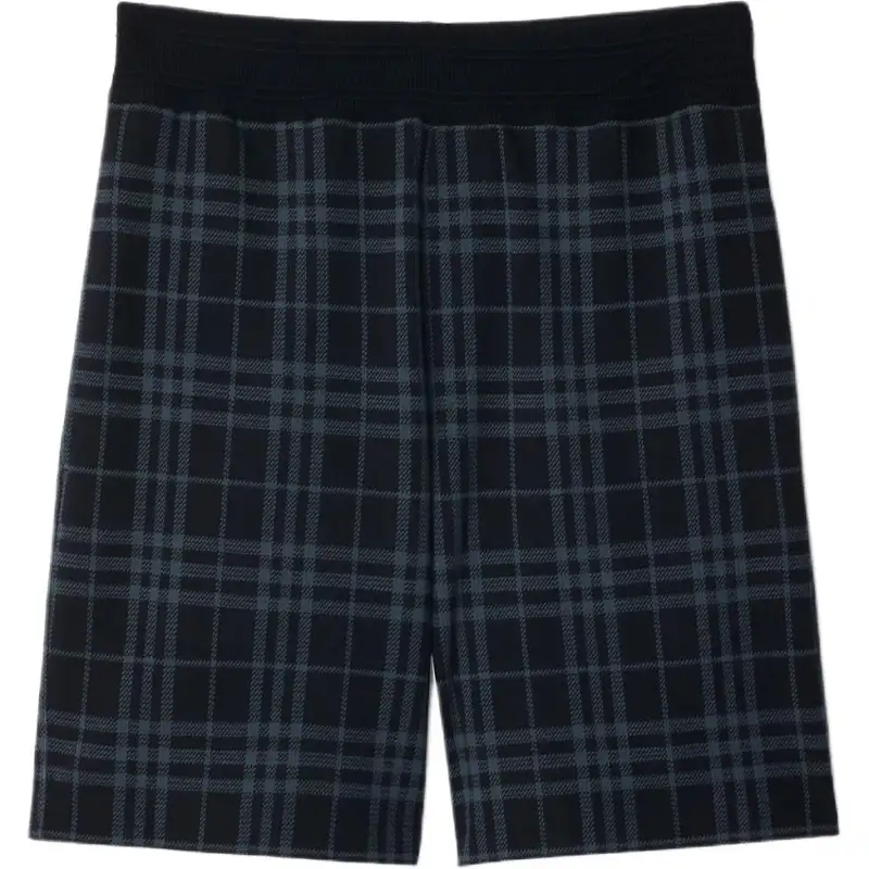 Burberry Check-Printed Elasticated Waistband Shorts