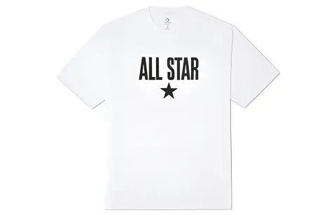Converse Drop Shoulder Sleeve T Shirt Women's White