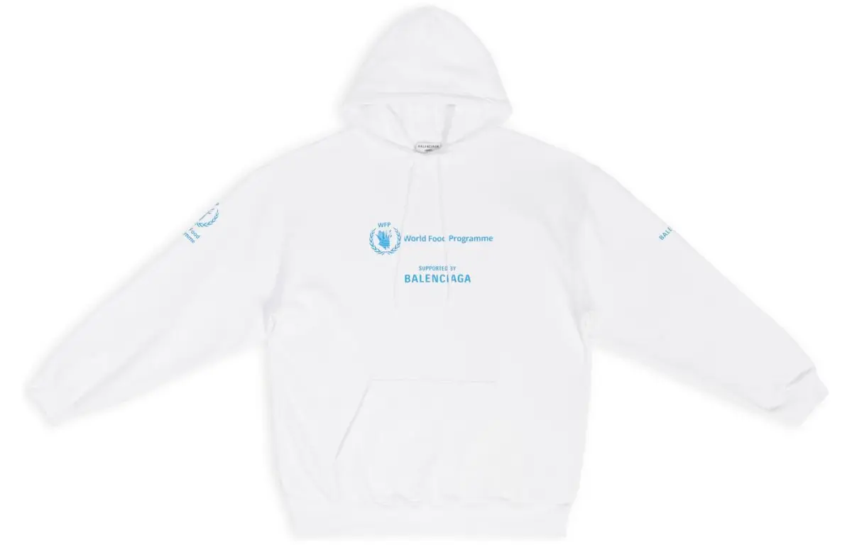 Balenciaga X WFP 2.0 FW22 Sweatshirt Women's White