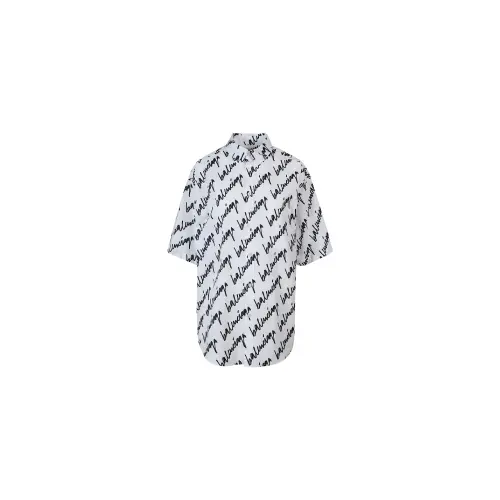 Balenciaga Logo-print Cotton Shirt