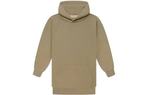 Fear Of God Essentials Women's 3/4 Sleeve Hoodie Oak