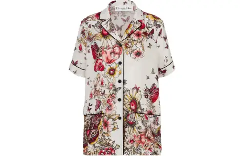 DIOR Quarterly New Products Shirts Women's White Lapel Moderate Other