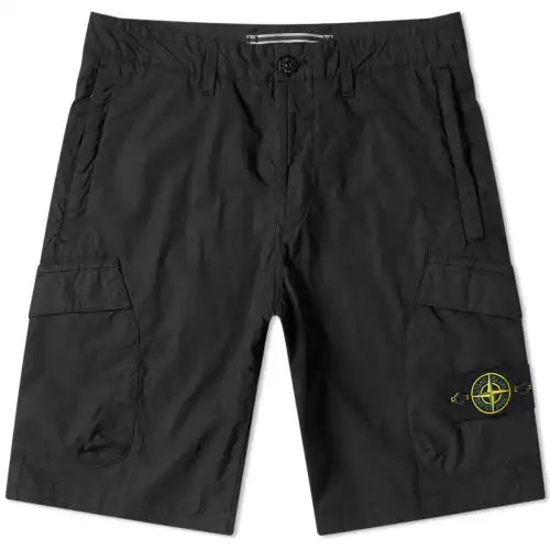 STONE ISLAND Casual Shorts Unisex Black