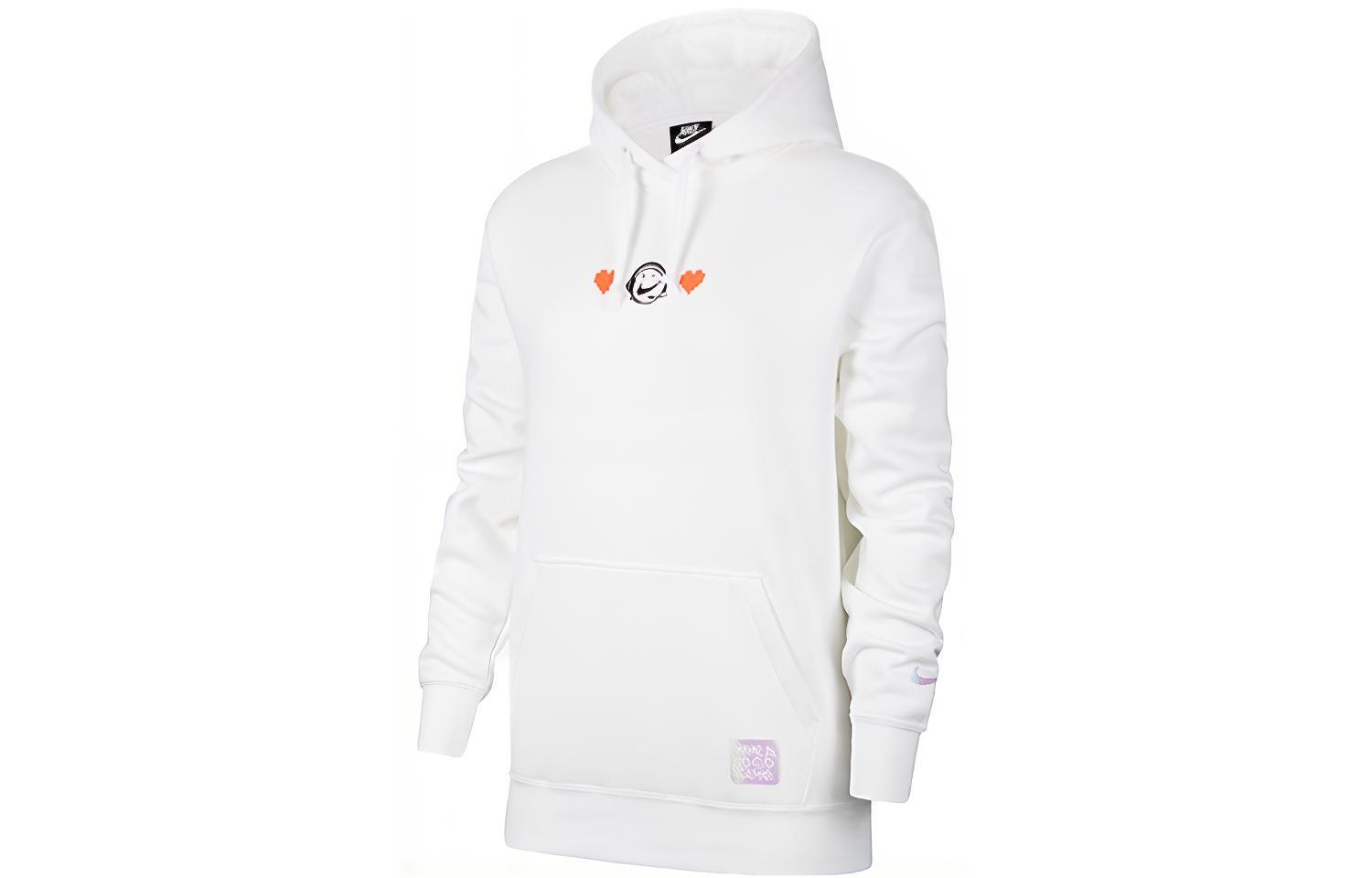 Женское худи Nike с капюшоном (белое)