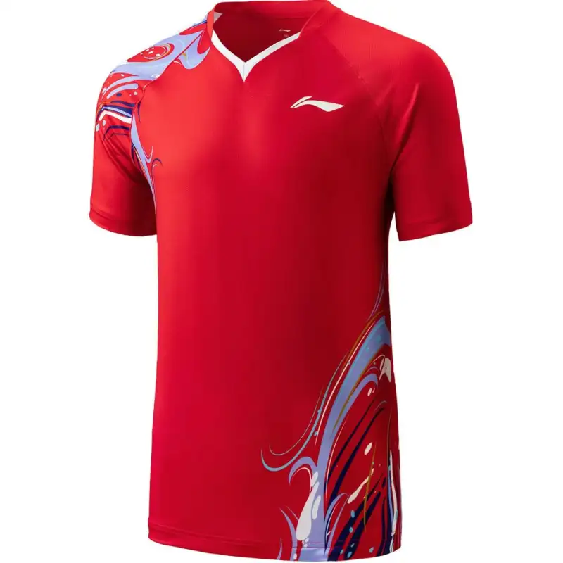 Li Ning Badminton Collection Badminton Jersey Unisex Vermilion