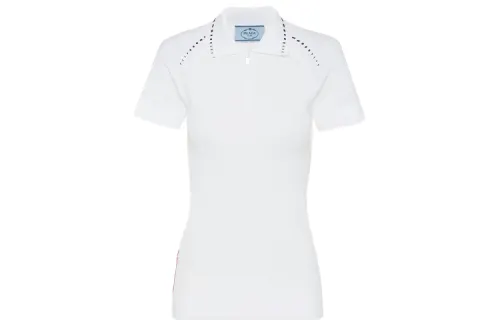 PRADA FW22 Polo Shirt Women's White